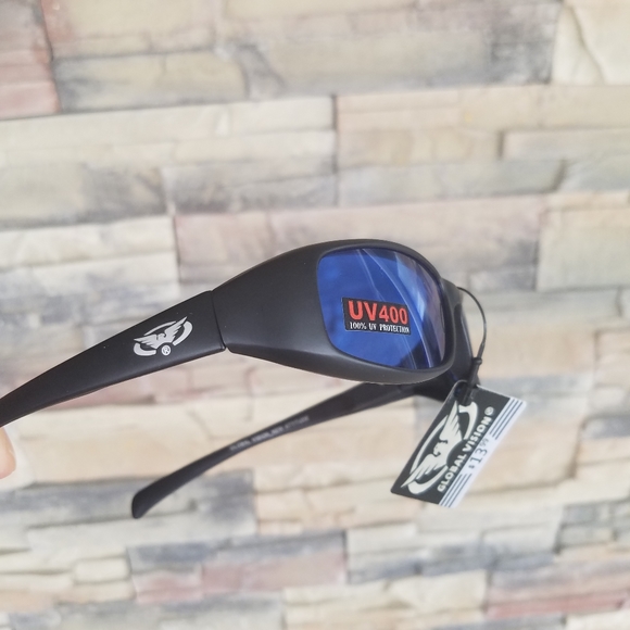 Women Small Blue Lens Glasses Spring Assisted Arms - Picture 14 of 14